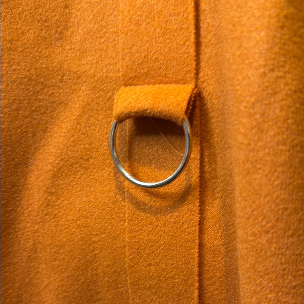 B1 Orange 3XL Women's Coat with Ring Embellishments on Back - Picture 4 of 7